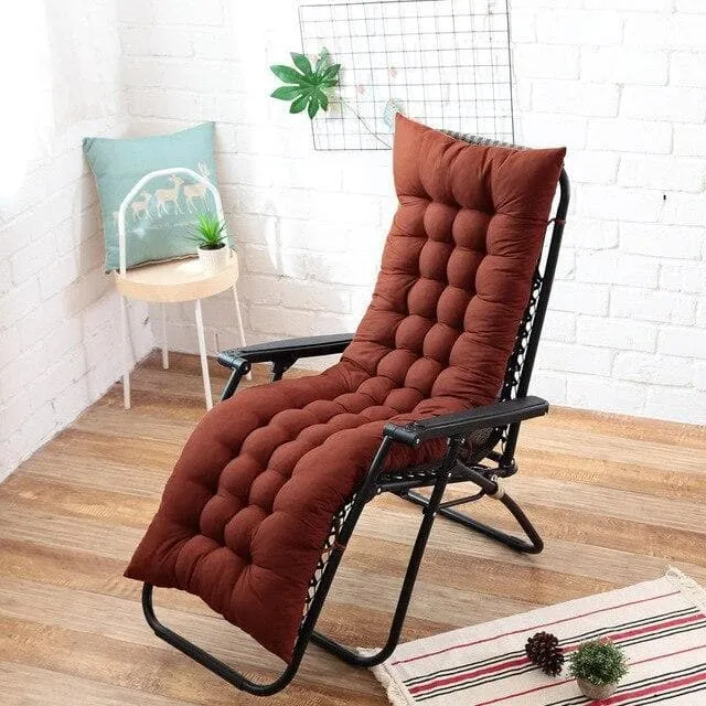 Coussin Chaise Longue Marron