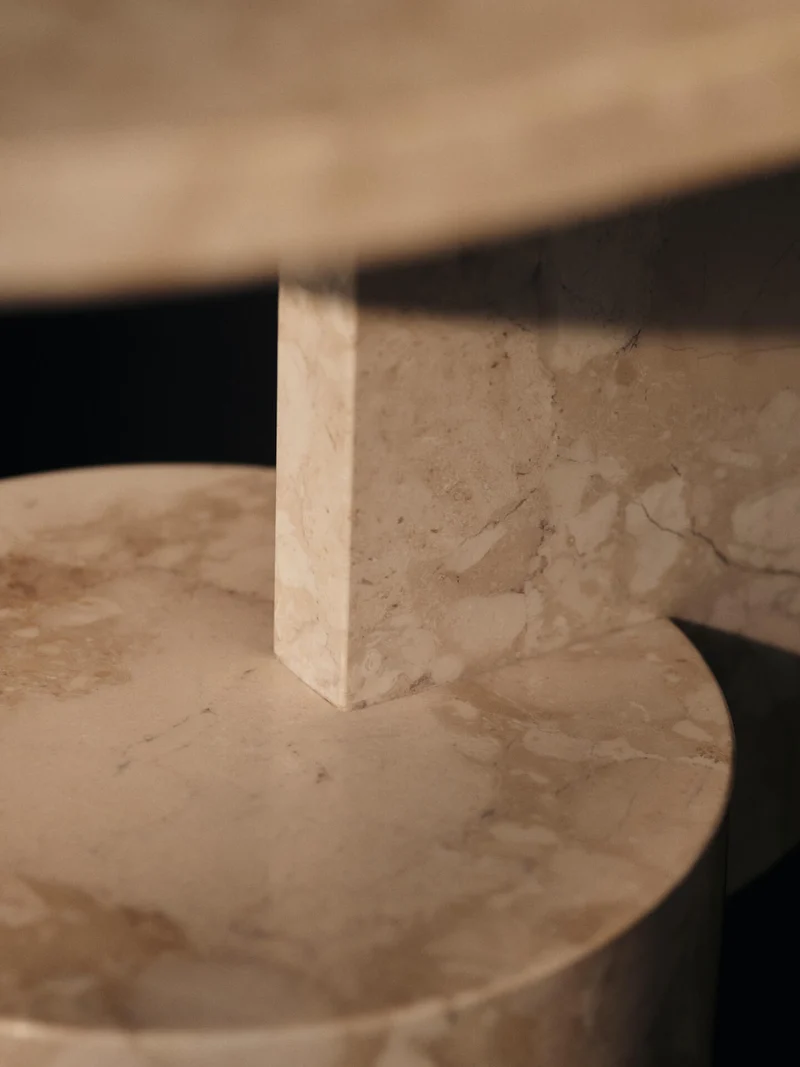 Insert Side Table - Stone - Sand