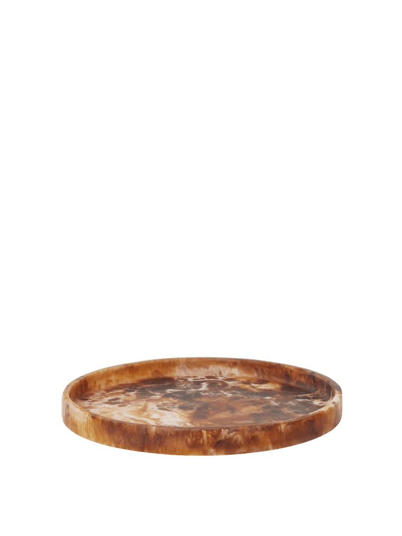 Mist Round Tray - Sugar Kelp