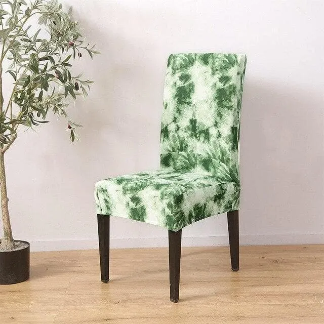 Housse de Chaise Empreinte verte