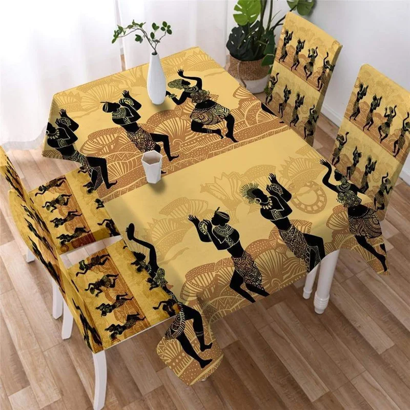 Housse de Chaise Motif Africain