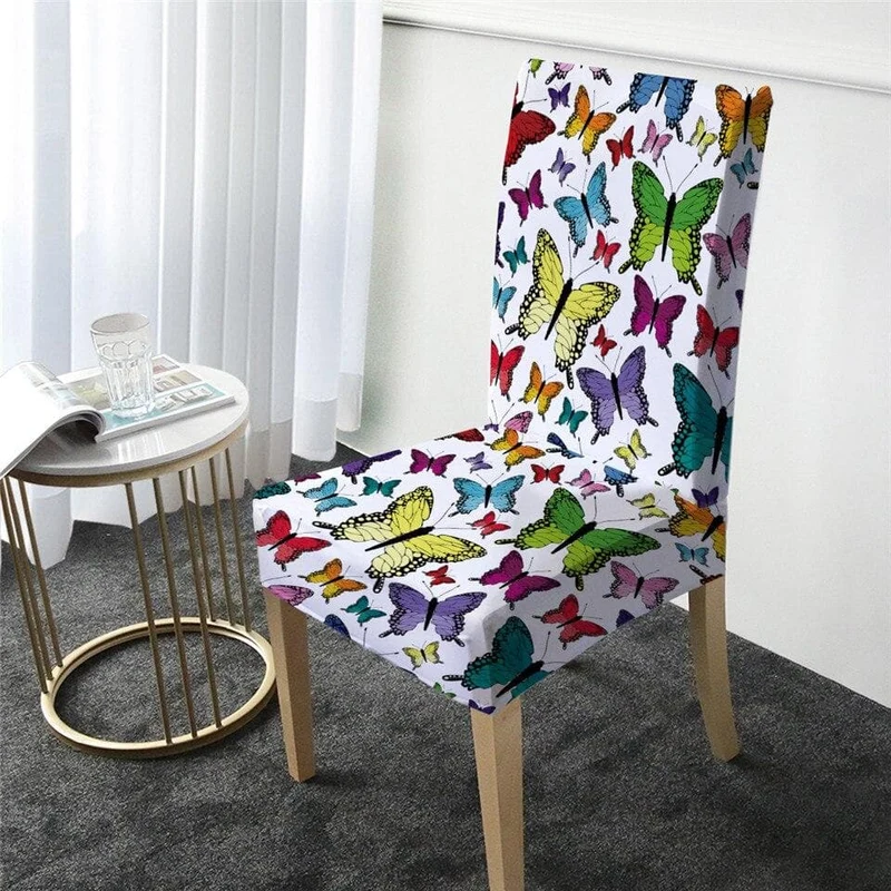 Housse de Chaise Papillons