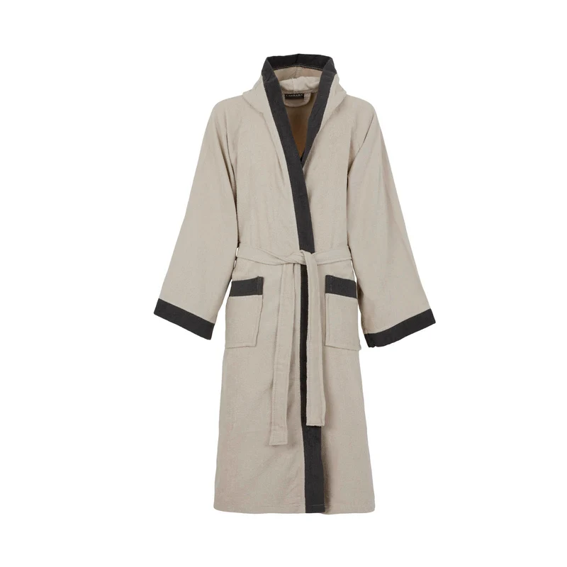 Accappatoio con Cappuccio in Spugna Voyage Carrara Fyber Moderno