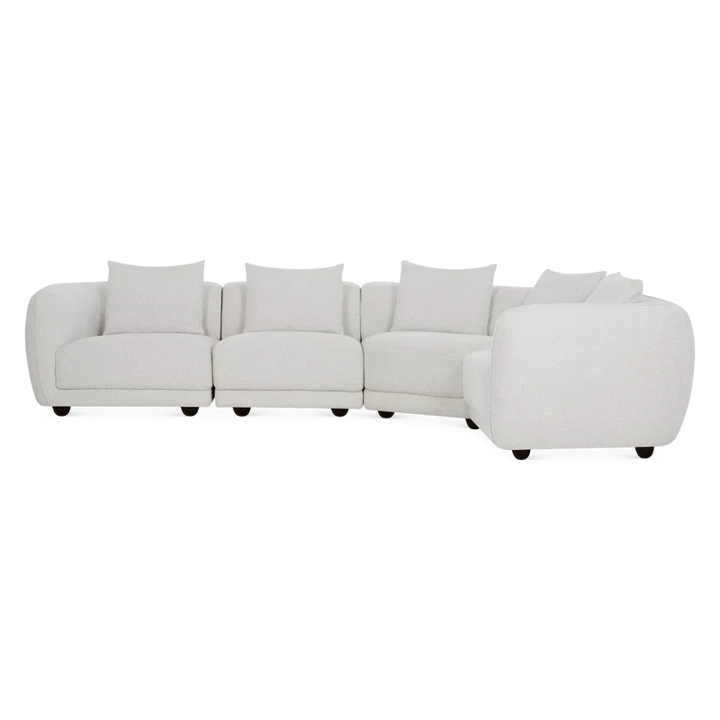 Lily - Fabric Sectional Sofa