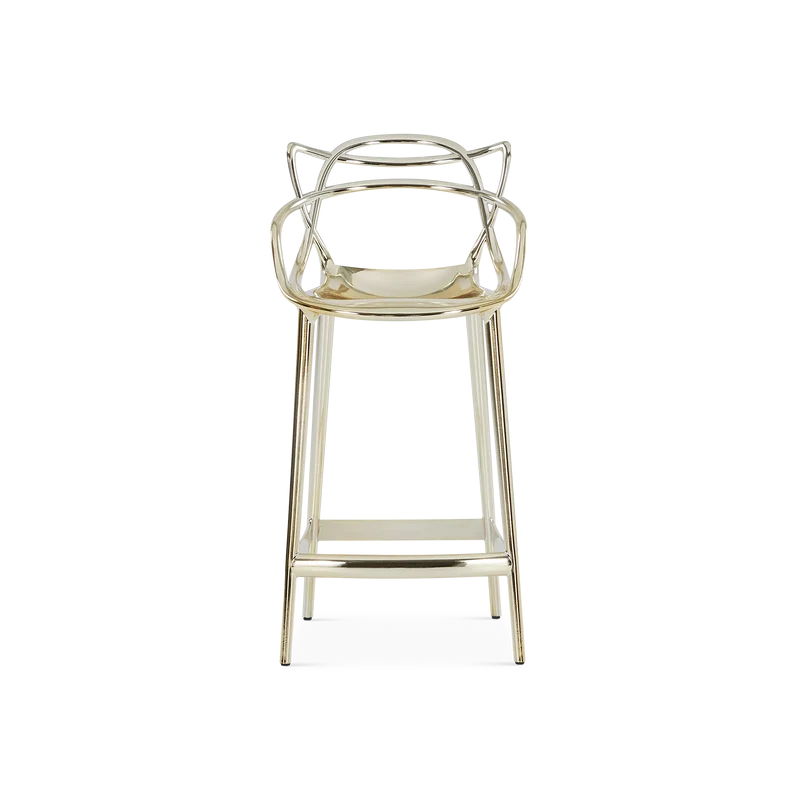 Masters Metal - Counter Stool by Kartell