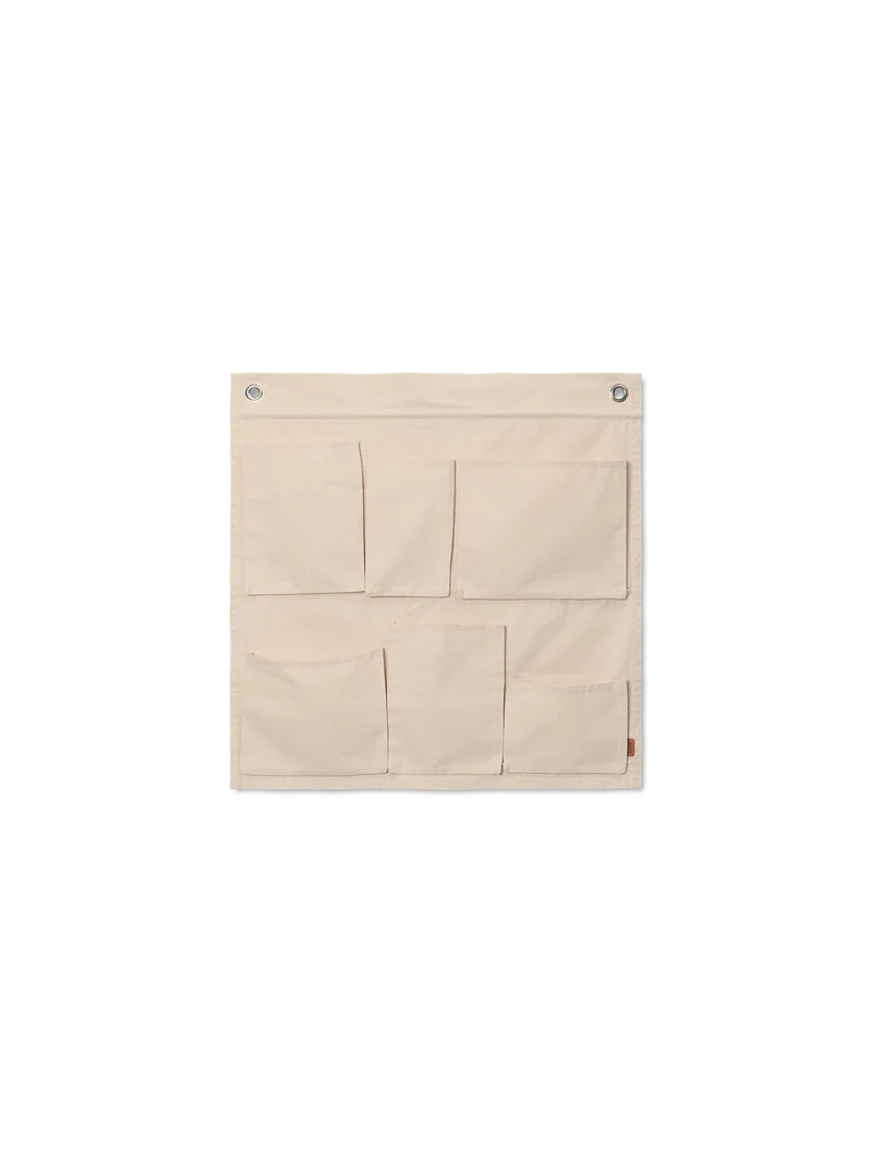 Canvas Wall Pockets - Off-white
