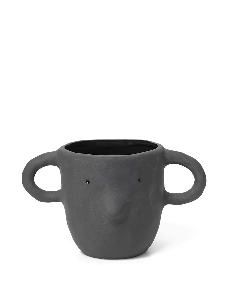 Mus Plant Pot - XL - Dark Grey