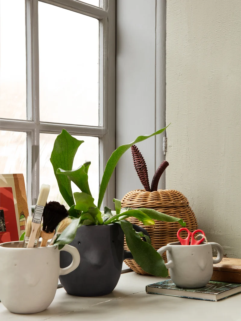Mus Plant Pot - XL - Dark Grey