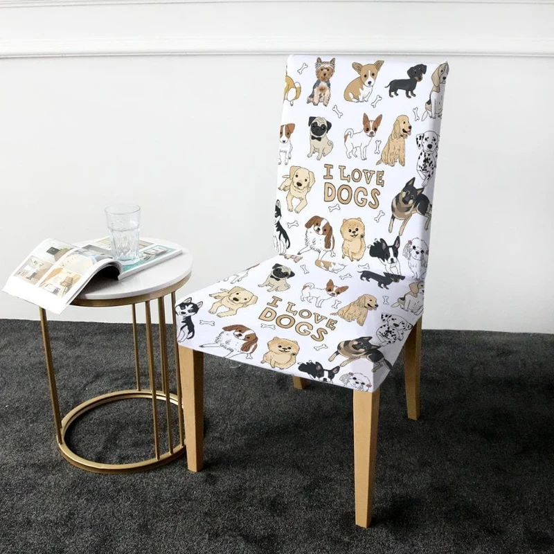 Housse de Chaise Love Dogs