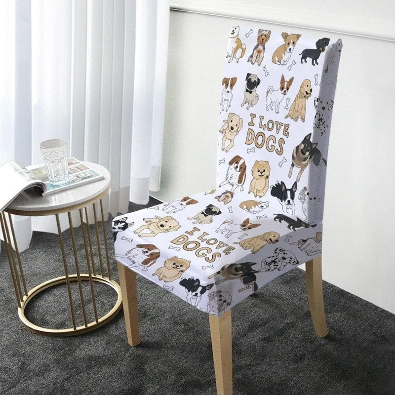 Housse de Chaise Love Dogs