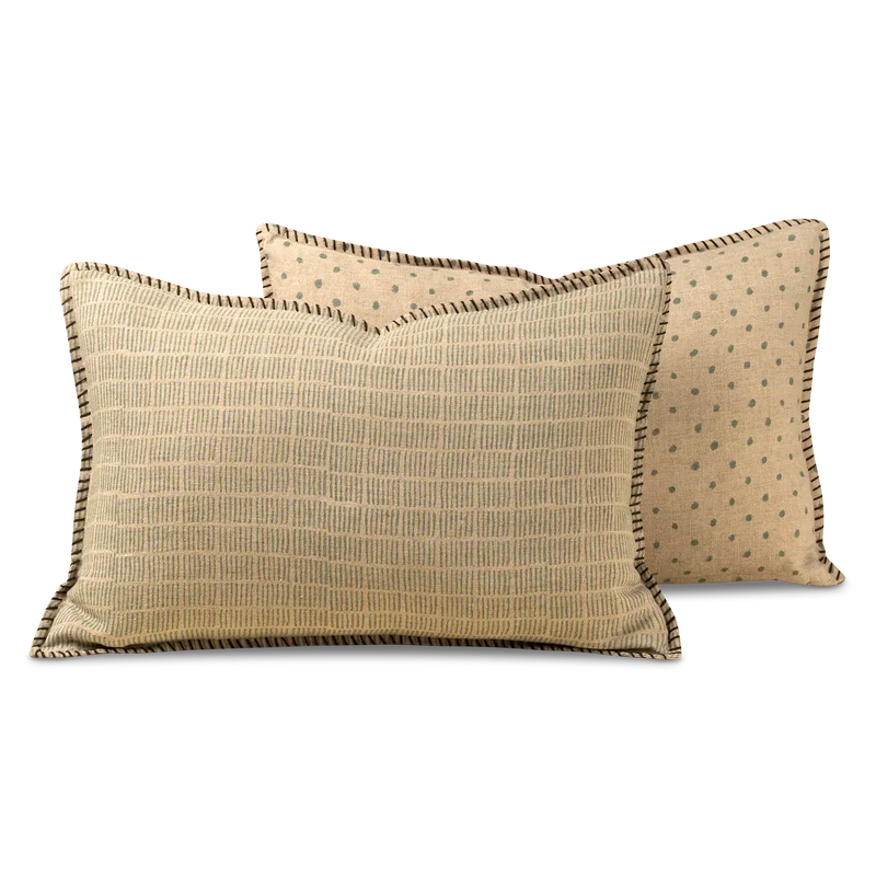 Dash & Dot - Linen Cushion