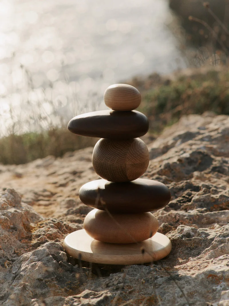 Pebble Stacking Blocks - Multi
