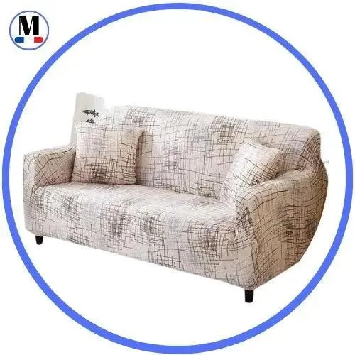Motif Begotin - Housse de Canapé Extensible