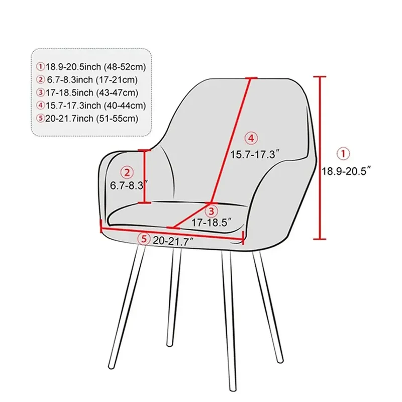 Housse Chaise Velours Extensible VELINA