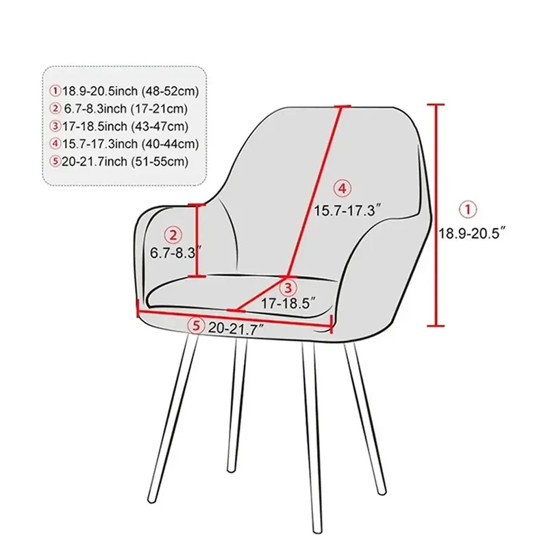 Housse Chaise Velours Extensible VELINA