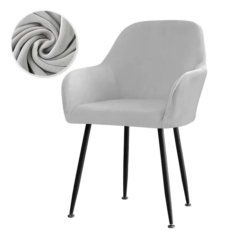 Housse Fauteuil Velours Scandinave PLENIO