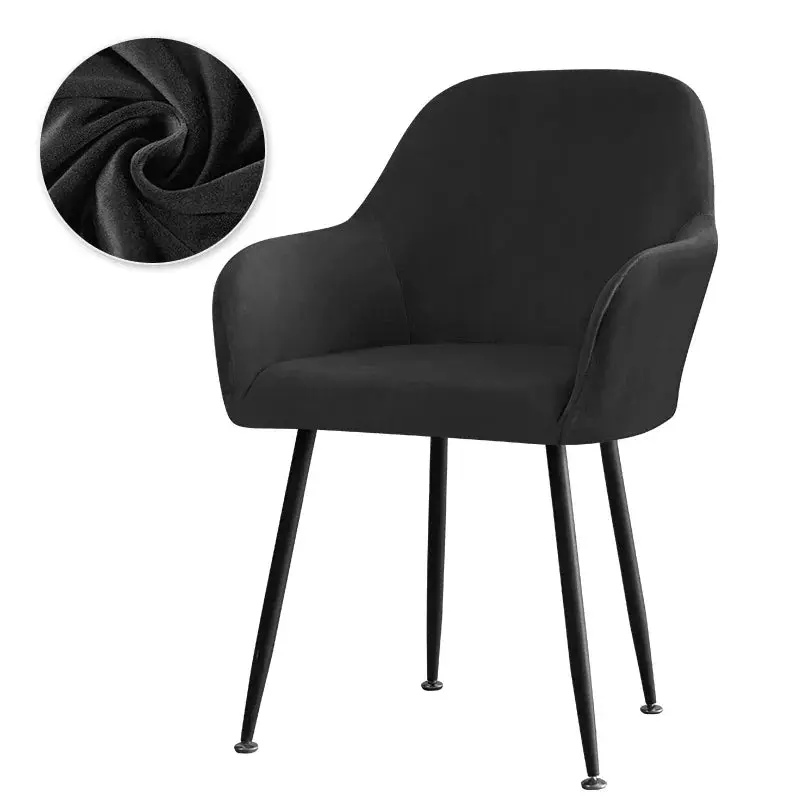 Housse Fauteuil Velours Scandinave PLENIO