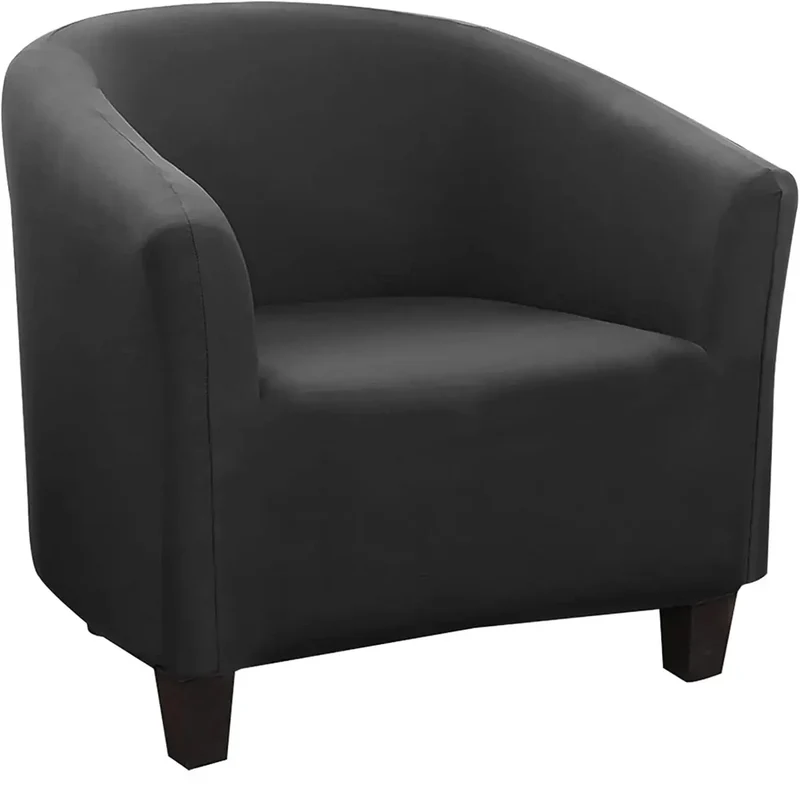Housse Fauteuil Club Polyester Anti-Dérapante LUMIRO