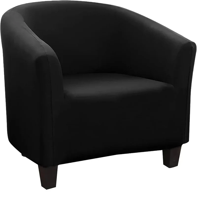 Housse Fauteuil Club Polyester Anti-Dérapante LUMIRO