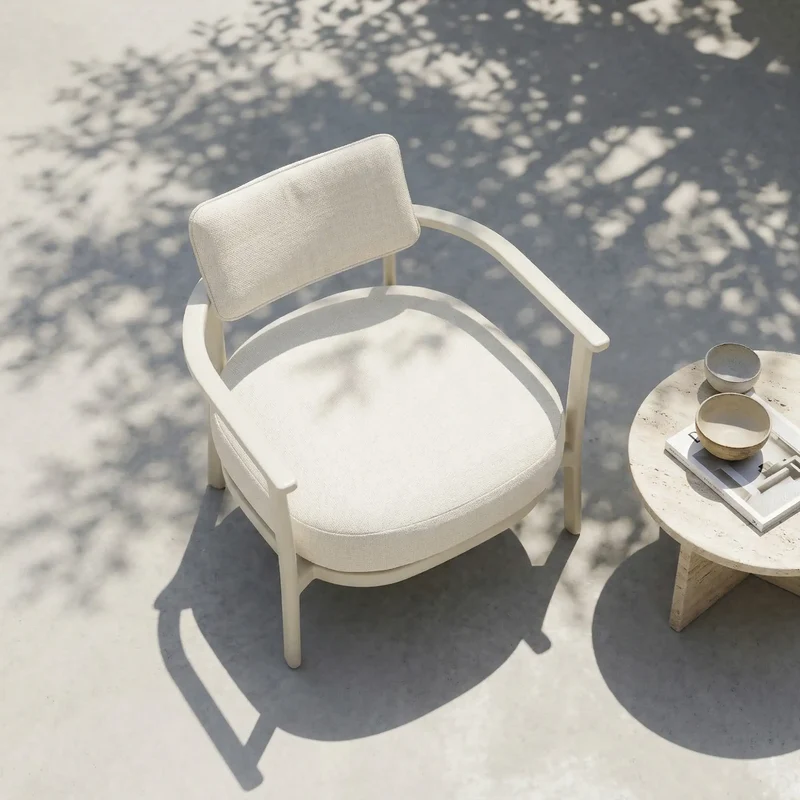 Avril - Outdoor Aluminium Lounge Chair