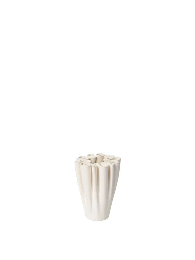 Dedali Vase - Small - Off-White