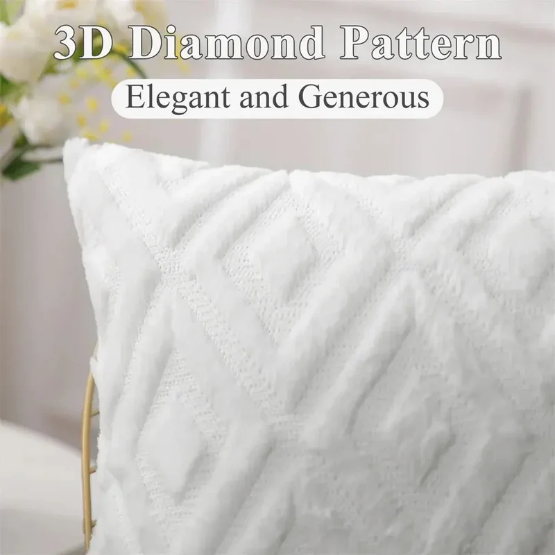 Housse de Coussin Coton Doux OLIVIO