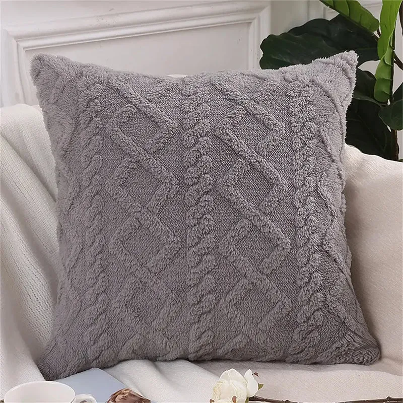 Housse de Coussin Coton Doux OLIVIO