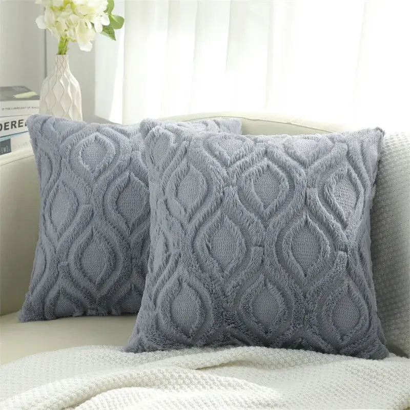 Housse de Coussin Coton Doux OLIVIO