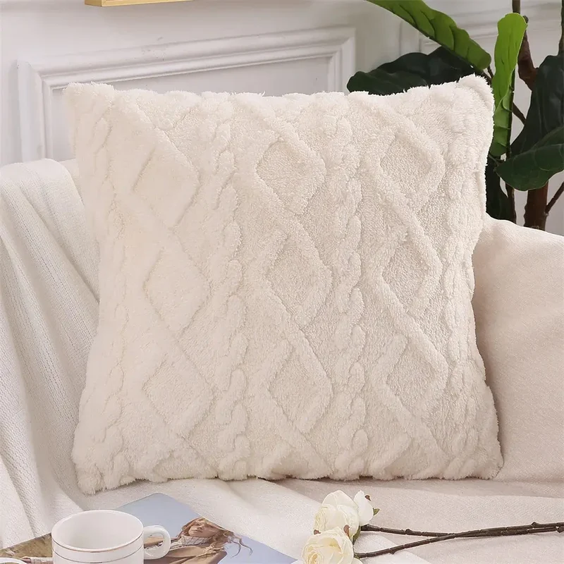 Housse de Coussin Coton Doux OLIVIO