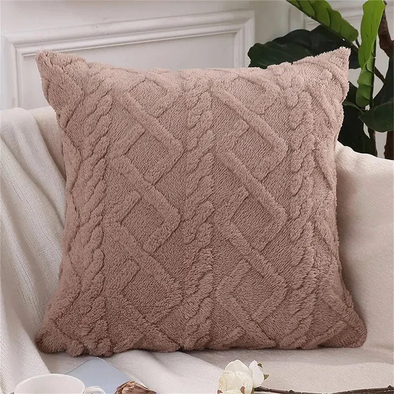 Housse de Coussin Coton Doux OLIVIO