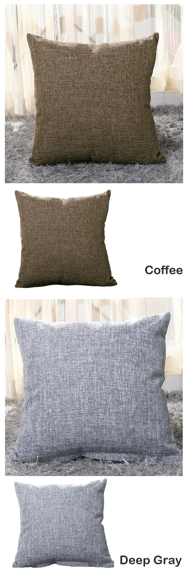 Taie d'Oreiller Moderne Eco LINORA