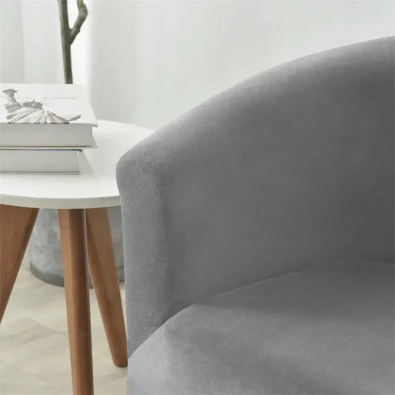 Housse Fauteuil Club Velours Anti-Gliss COVIA