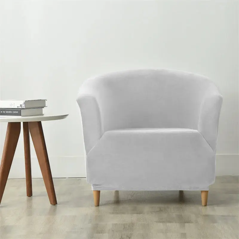 Housse Fauteuil Club Velours Anti-Gliss COVIA
