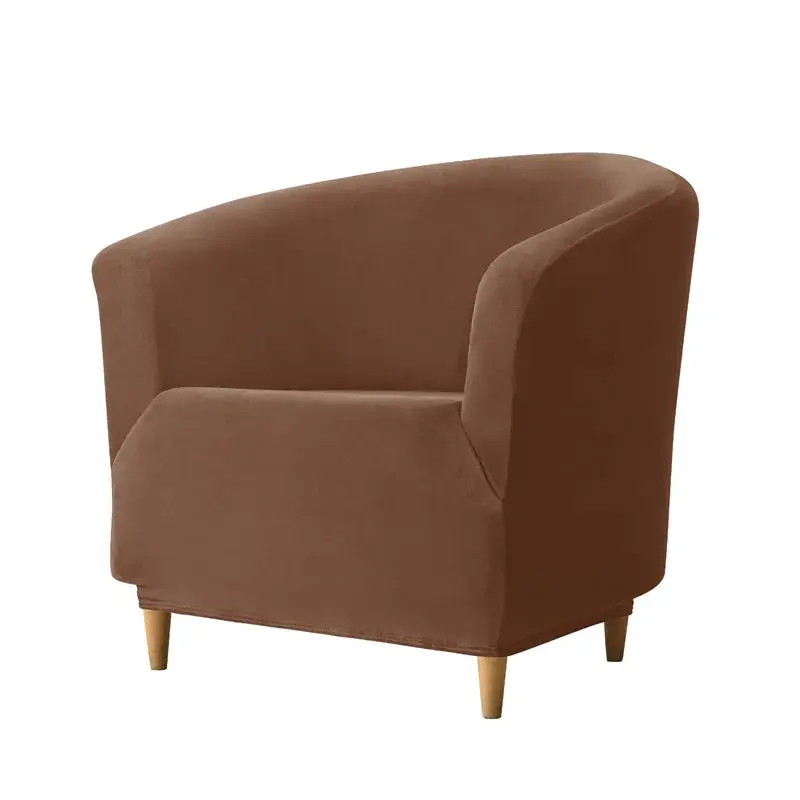 Housse Fauteuil Club Velours Anti-Gliss COVIA