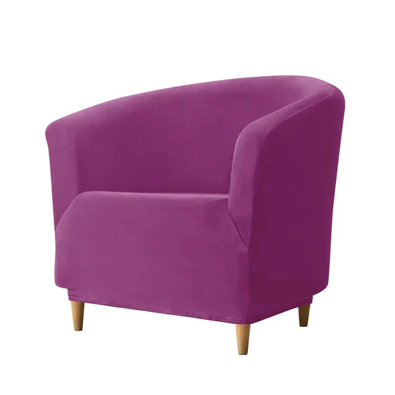 Housse Fauteuil Club Velours Anti-Gliss COVIA