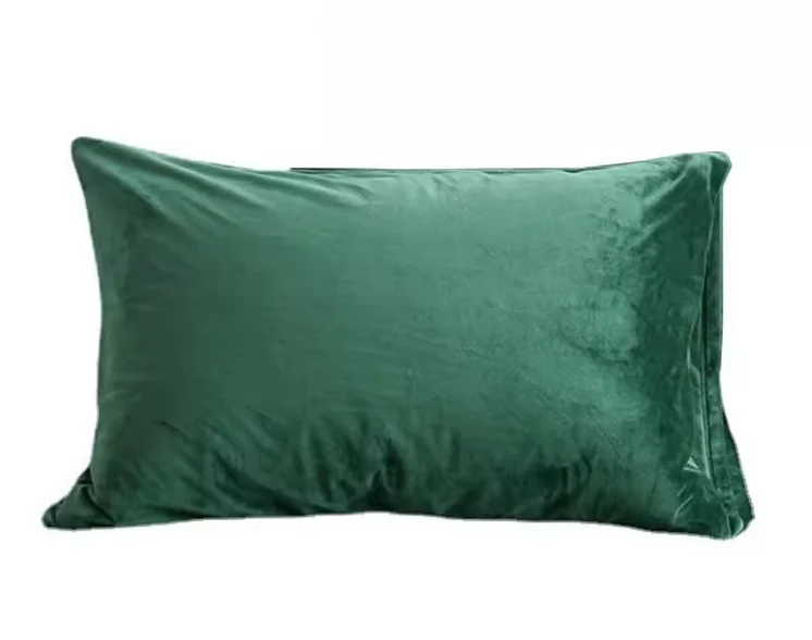 Housse de Canapé d'Angle Velours - Vert
