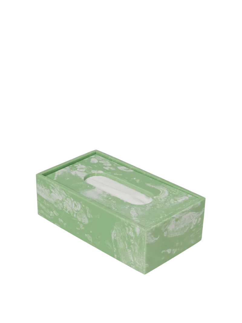 Mist Tissue Box - Seafoam