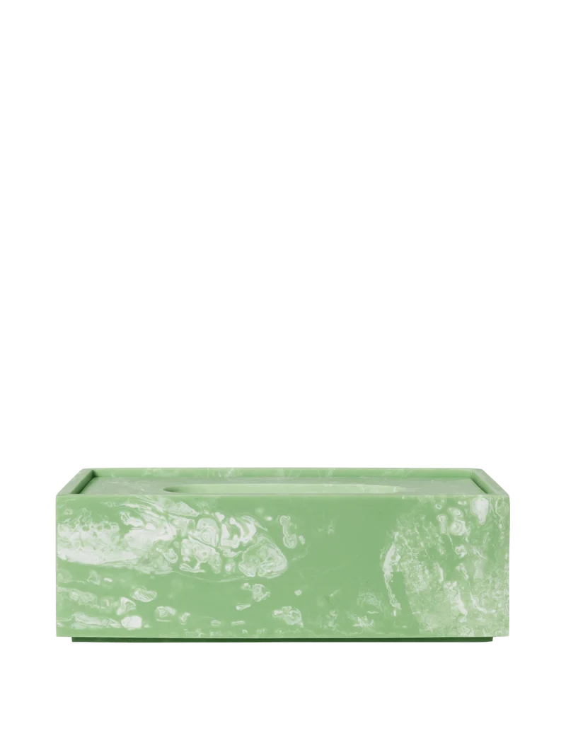 Mist Tissue Box - Seafoam