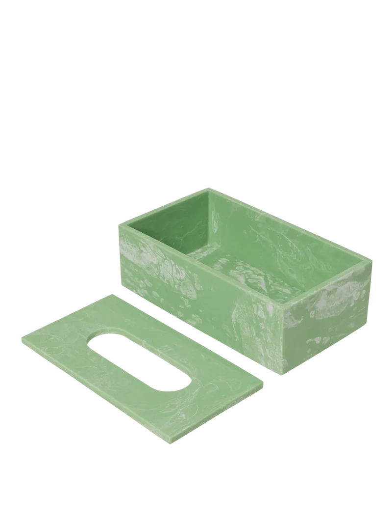 Mist Tissue Box - Seafoam