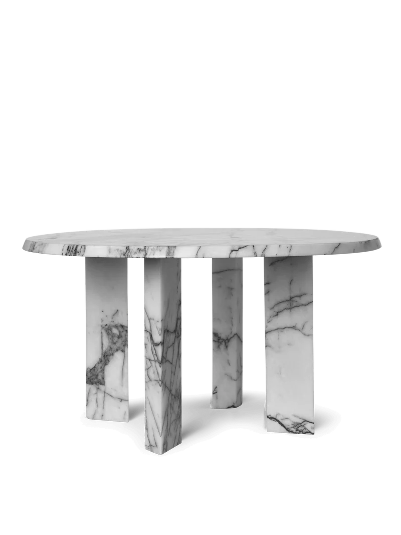 Taula Coffee Table - White/Charcoal