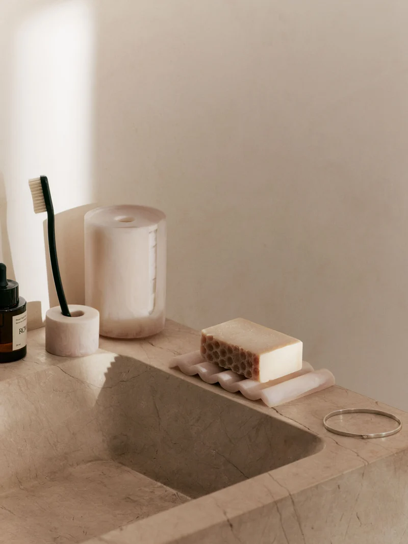 Mist Toothbrush Holder - Single - Pearl