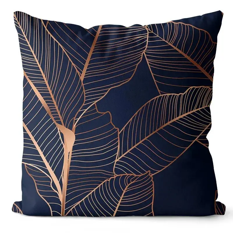 Coussin Ginkgo Géométrique POLYZEN