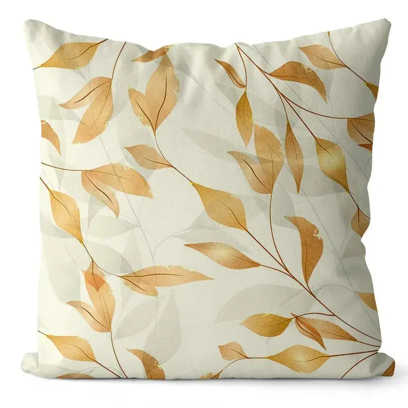 Coussin Ginkgo Géométrique POLYZEN