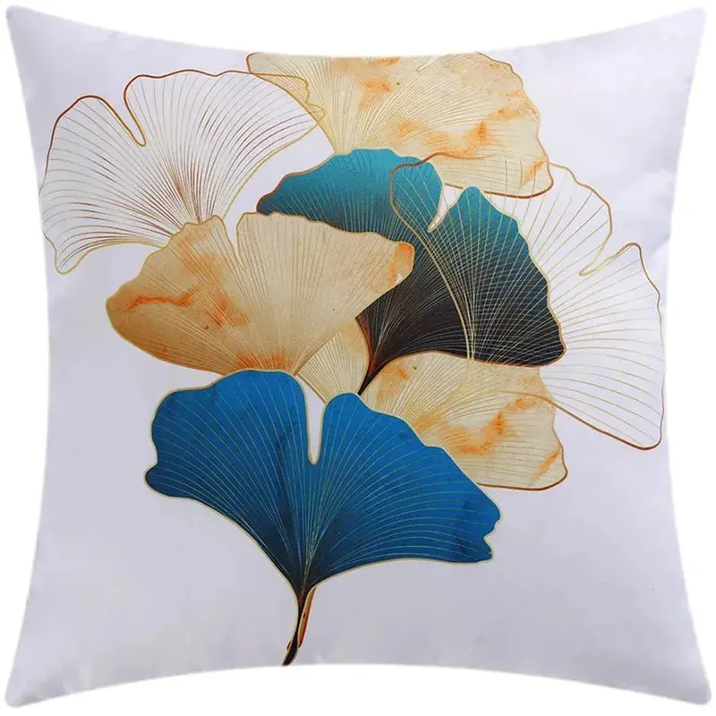 Coussin Ginkgo Géométrique POLYZEN