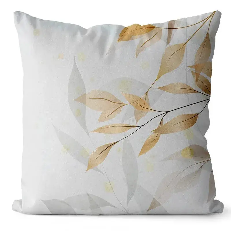 Coussin Ginkgo Géométrique POLYZEN