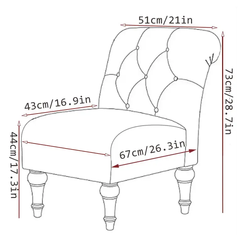Housse Fauteuil Crapaud Moderne SPANTEX