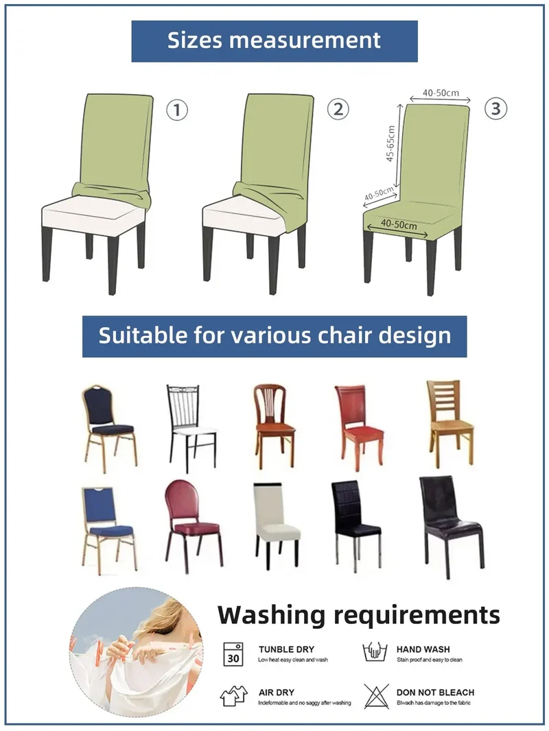 Housse De Chaise Élastique LANMO