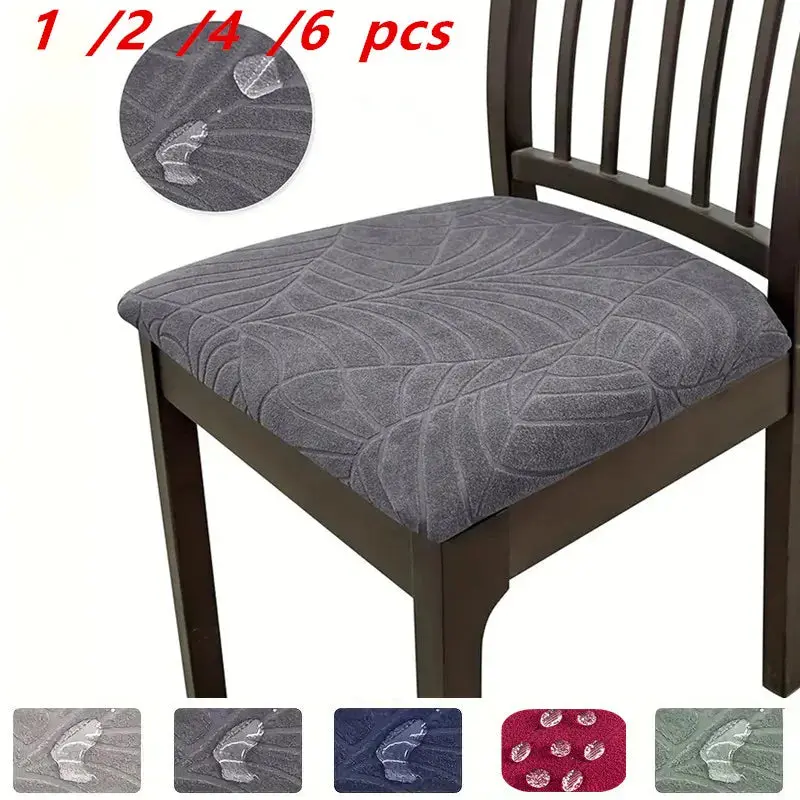 Housse assise de chaise imperméable jacquard JACERY