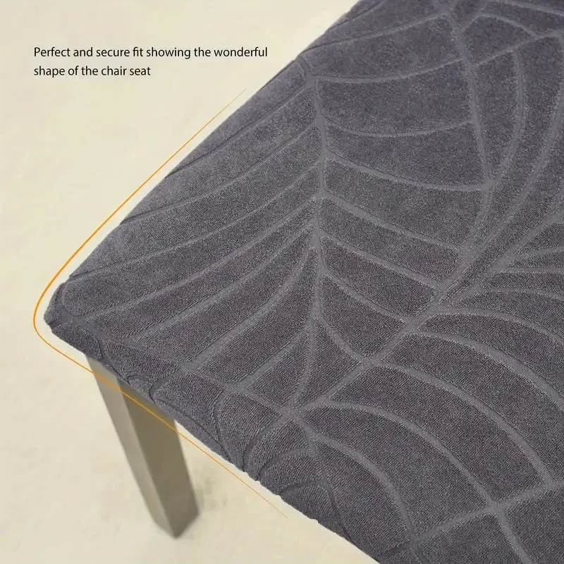 Housse assise de chaise imperméable jacquard JACERY