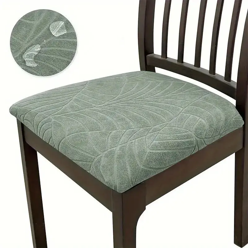 Housse assise de chaise imperméable jacquard JACERY